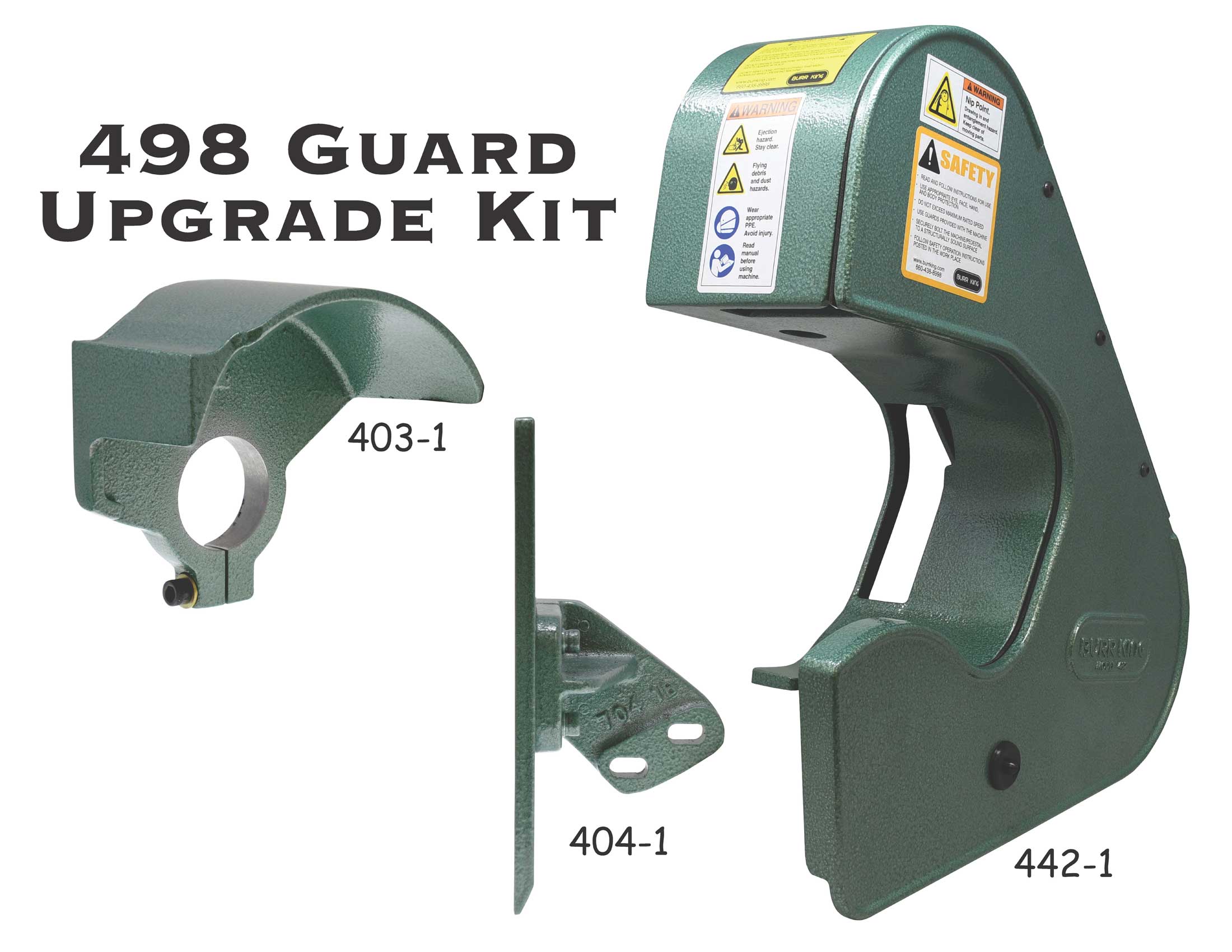 498 Upgrade guard and door for Burr King Model 482
